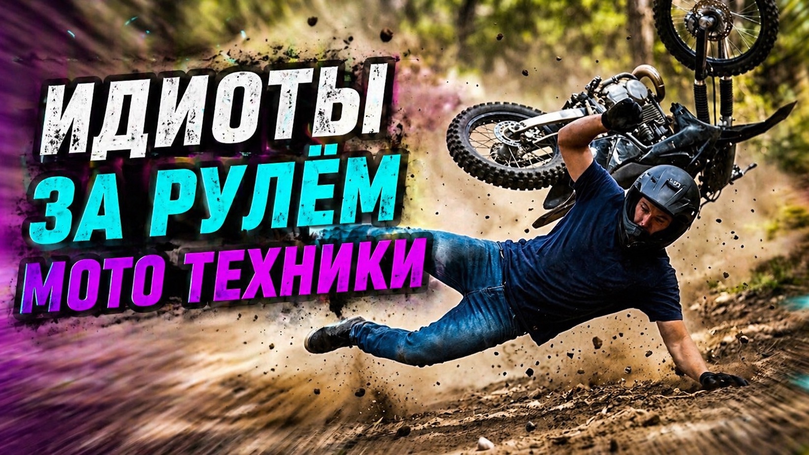 Идиоты за рулём мото техники 😬