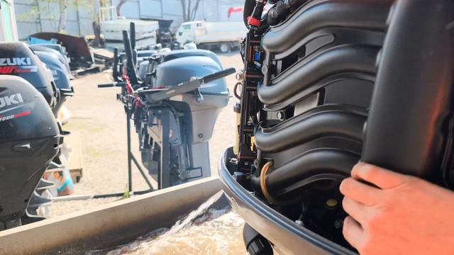 Арт 3755 Запуск молочного мотора Yamaha F 50, 2013 год.