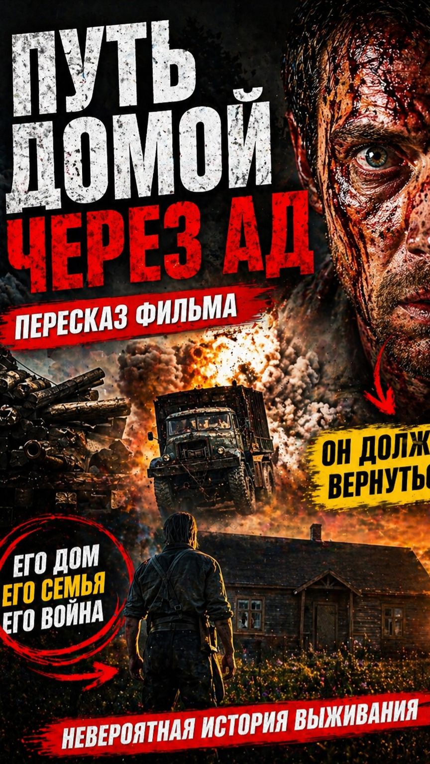 ОН ПЕРЕВОЗИТ СВОЙ ДОМ ЧЕРЕЗ ФРОНТ?! 🏠🔥 #кино #обзорфильма #бессмертный  #чтопосмотреть #shorts