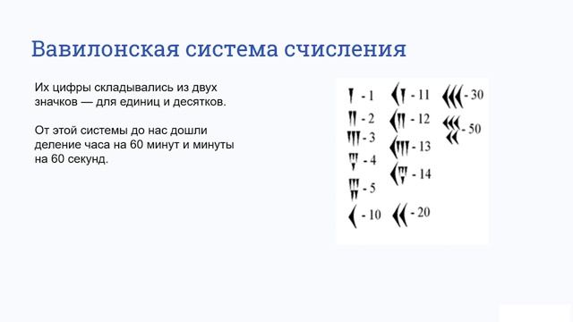 Непозиционные и позиционные системы счисления