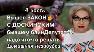 4 часть. Вышел закон☝️❗️С ДОСКИНСКИМ бывшем блинДепутатом надо что-то решать 💯❗️