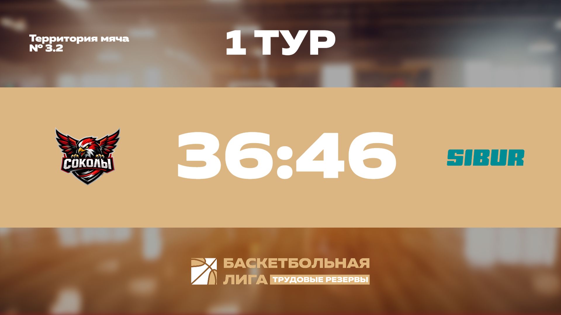 Обзор | 1 тур | БК Соколы - СИБУР