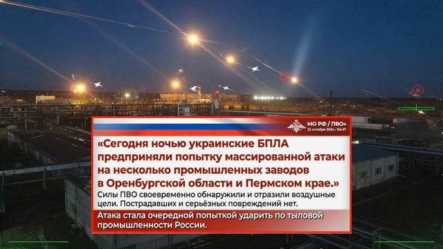 В Оренбургской области и Пермском крае. Массированная атака БПЛА.