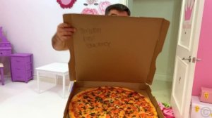 Nastya like a naughty princess