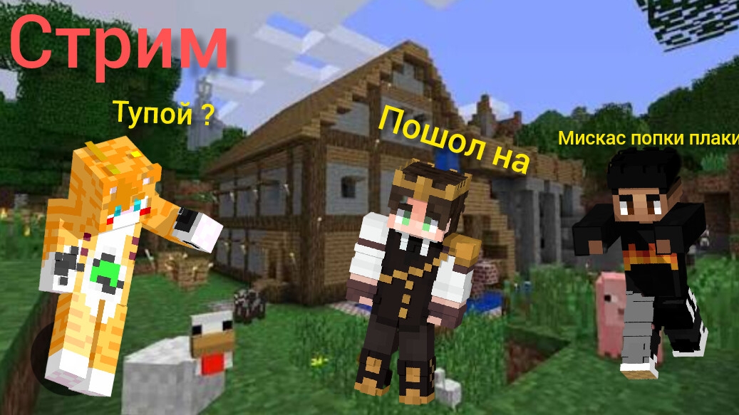 стрим выживание (я с ними посорился