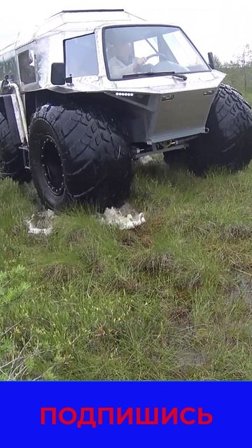 Вездеход Белый Лис по Болоту