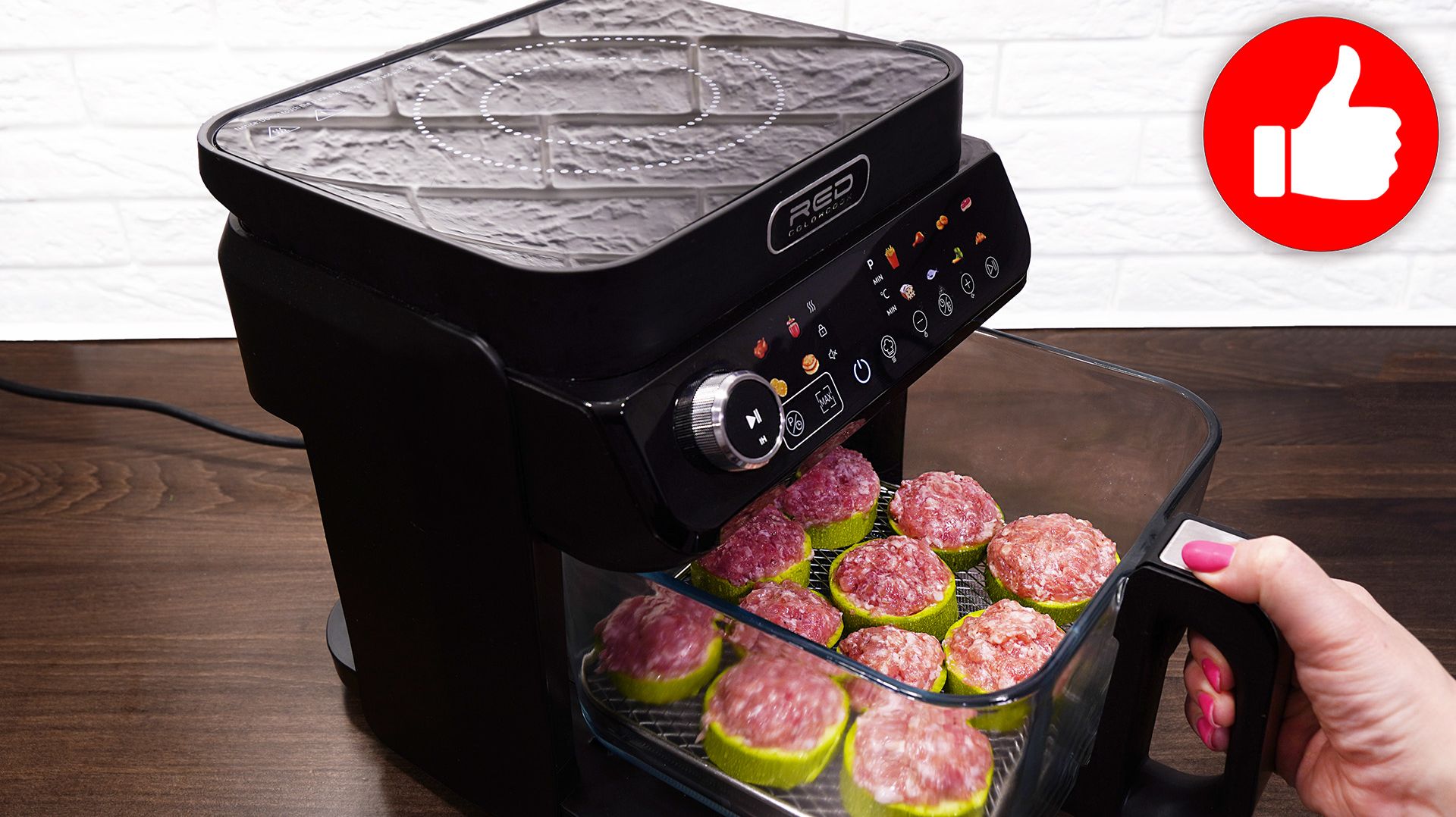 Не готовь Ужин пока не посмотришь Этот Рецепт! Вкусные Кабачки с фаршем в аэрогриле!