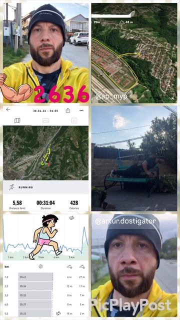 #2636 день непрерывных тренировок и занятий спортом