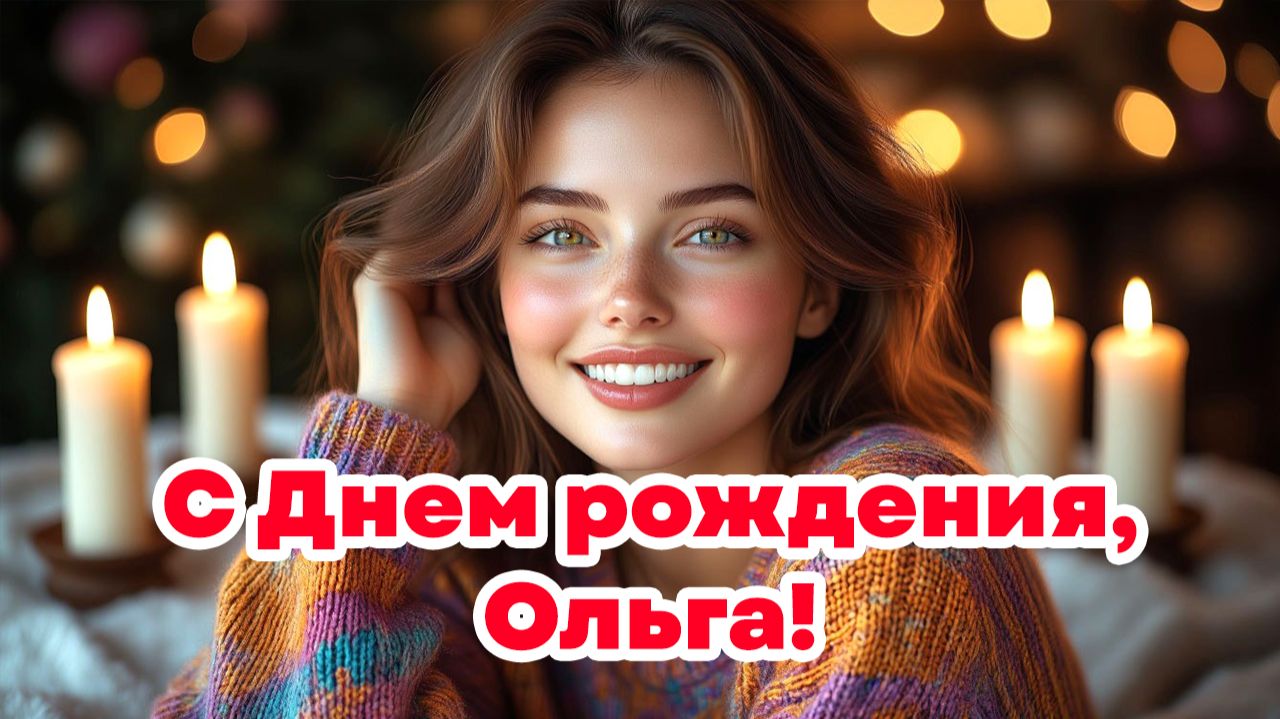 С Днем рождения Ольга!