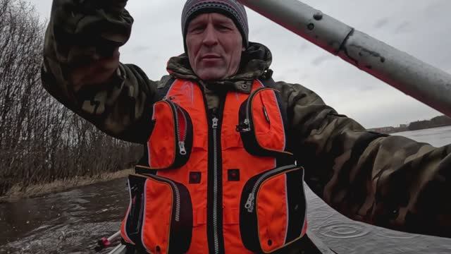 Против течения на байдарке Ладога! Тяжелое начало.