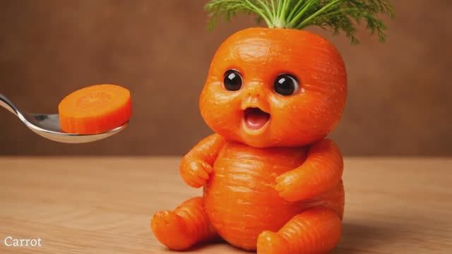 Милые или жутковатые? Маленькие овощи едят овощи 🥦👀 Необычно приятное ASMR-эффект