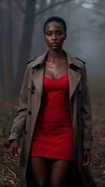 Тайна в тумане: Красота и решительность #мода #туман