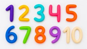 🔢 Цифры из пластилина! Учим счет до 10 и цвета с малышами