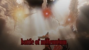 Godzilla black blood vs sun Ghidorah batlle of millennium