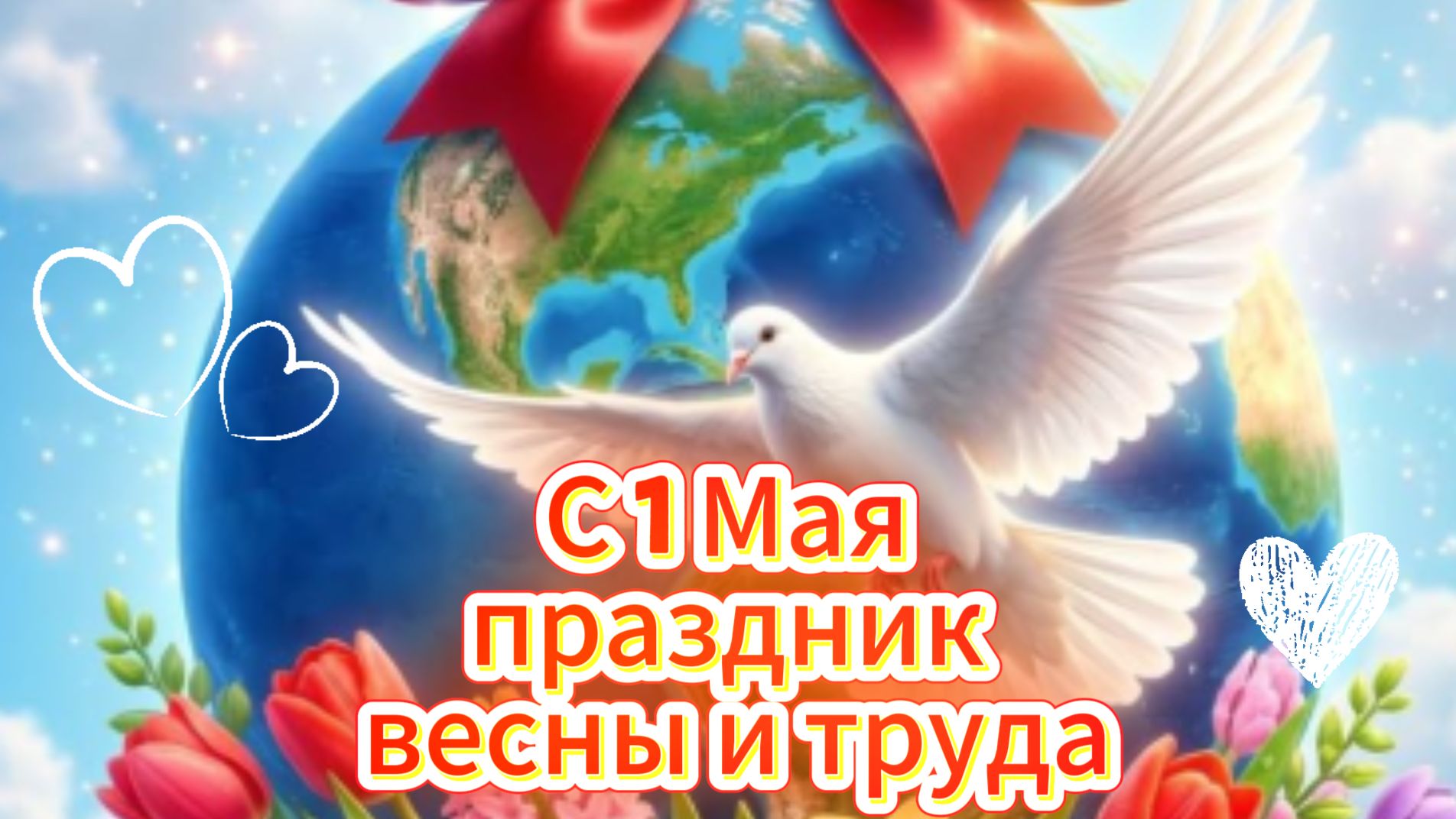 С 1 Мая: праздник весны и труда, музыкальная открытка | Домохозяйка
