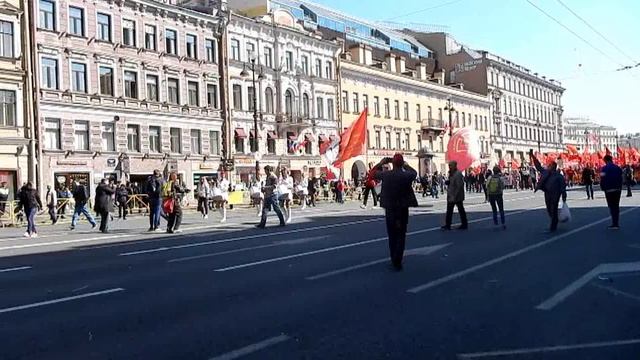 1 мая 2019. Последнее Первомайское шествие в Петербурге