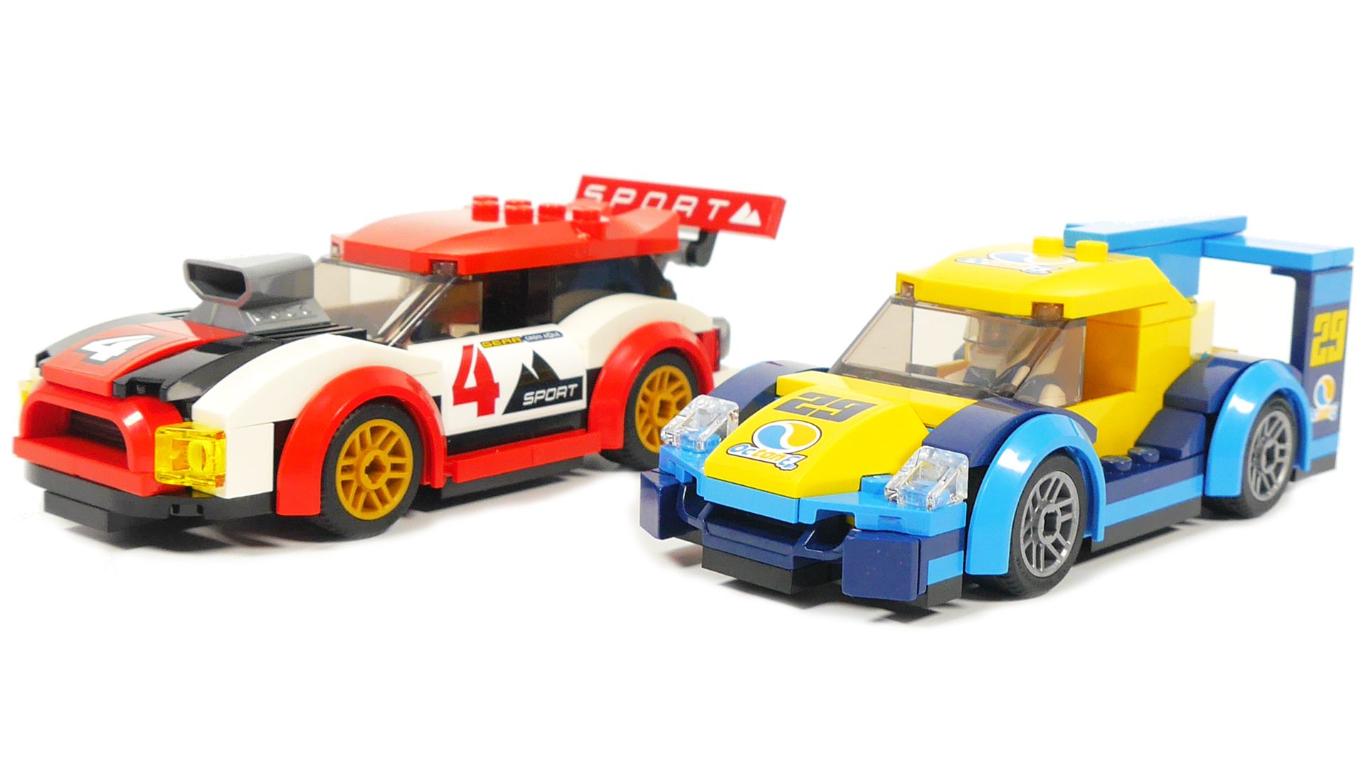 Собираем гоночные машинки  из ЛЕГО -  Lego City 60256 Racing Cars