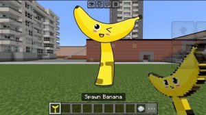 Sprunki OC Banana добавлен в Minecraft PE СПРУНКИ БАНАН