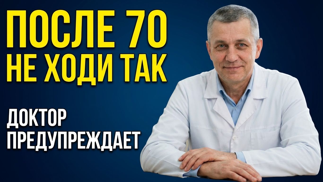 Ходьба после 70: почему 10 000 шагов разрушают ваши суставы