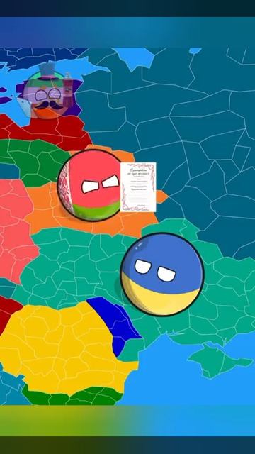 Что если у Беларусь будет 3 желания #countryballs #мемас