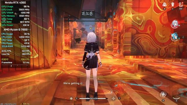 NTE Neverness To Everness | RTX 4060 | Ryzen 5 7600 | 1080p | DLSS 4