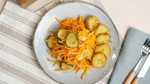 Салат на зиму из огурцов и моркови