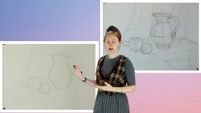 Симакова А.С. Последовательность выполнения натюрморта в акварели
