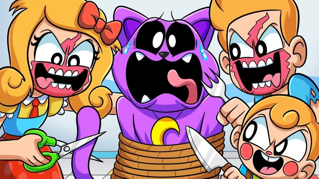 МИСС ПРИЯТНОСТЬ - БЕЗУМНАЯ СЕМЕЙКА!   Poppy Playtime 3 - Анимации на русском