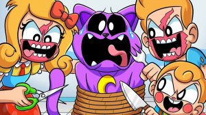 МИСС ПРИЯТНОСТЬ - БЕЗУМНАЯ СЕМЕЙКА!   Poppy Playtime 3 - Анимации на русском