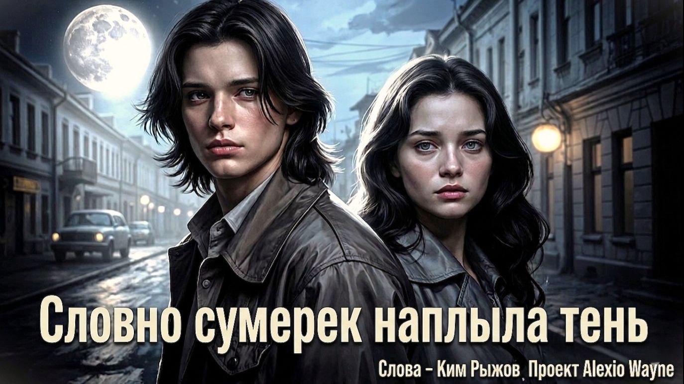 Словно сумерек наплыла тень акустическая версия  рекомпозиция на стихи Кима Рыжова