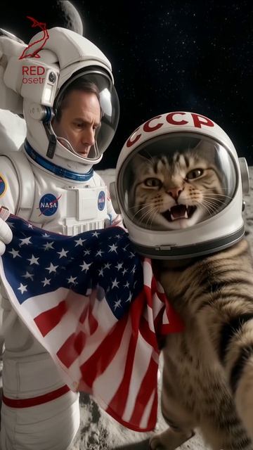 Пранк от кота на Луне