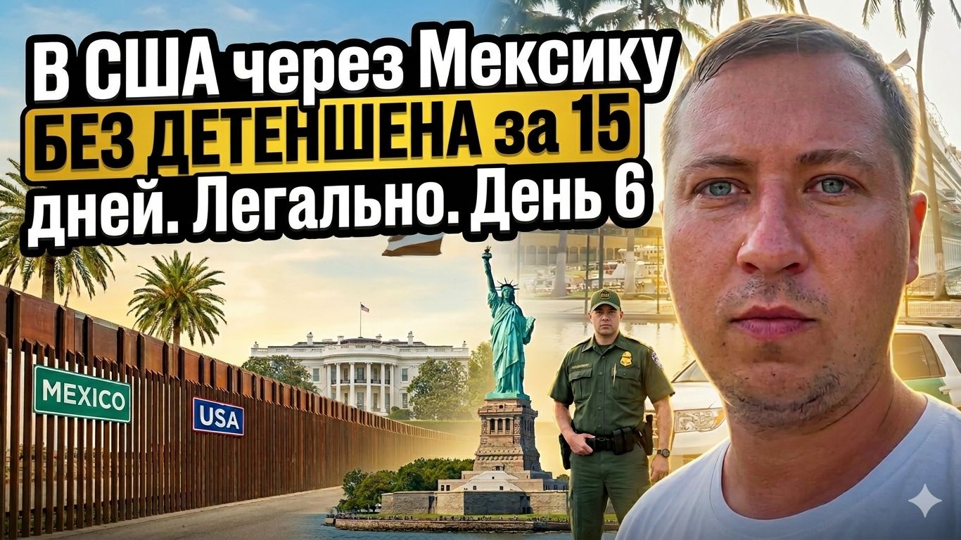В США через Мексику: как приехать легально за 15 дней без тюрьмы и проблем. История семьи Саши.