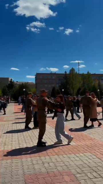 Репетиция «Вальса Победы»