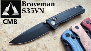 ✅ NEW CMB Braveman CMB-17 S35VN + Titanium