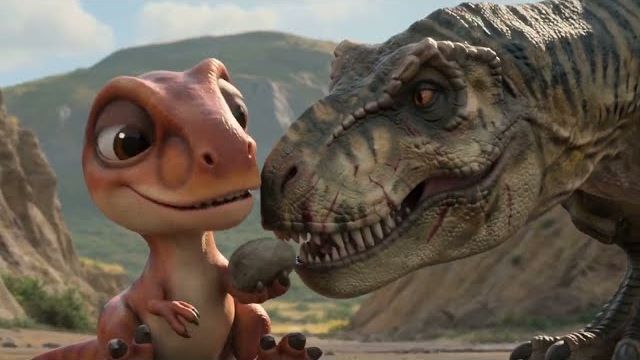 Мультфильм Семейство тираннозавров против ГИГАНТСКОГО НАВОДНЕНИЯ!