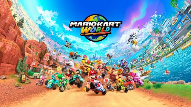 Overworld BGM (Super Mario Land 2 6 Golden Coins) - Mario Kart World (OST) Athletic Theme