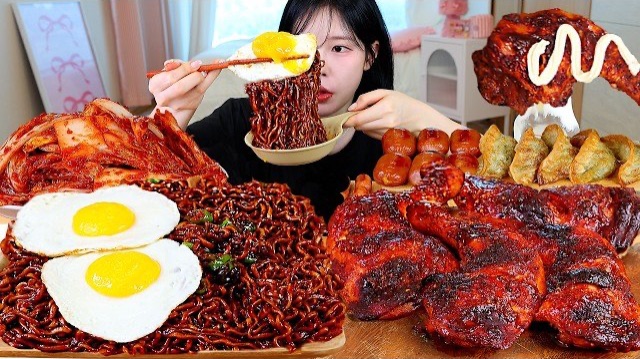 АСМР ЕДА КОРЕЯ | МУКБАНГ | ДОМАШНЕЕ ЯПОНСКОЕ БЛЮДО | ЖАРЕННАЯ КУРИЦА