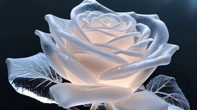 Застывшие розы