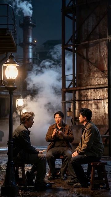 Ночной разговор у завода #друг #интрига