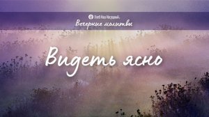 ВИДЕТЬ ЯСНО | Вечерние размышления