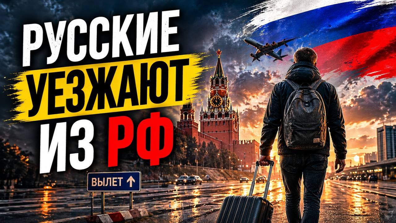 Русские уезжают из РФ тк они нищеброды, но есть нюанс 🤣🤷♂️