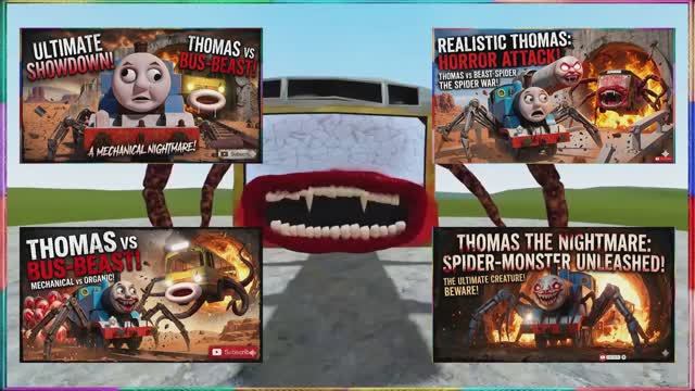 ПАРОВОЗИК ТОМАС EXE против ЧУ-ЧУ ЧАРЛЬЗА 🚂 КТО СИЛЬНЕЕ? 💥 БИТВА ПОЖИРАТЕЛЕЙ ПОЕЗДОВ