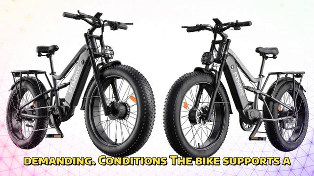 FENGQS H6PRO Electric Bike 3000W Motor 52V 17.5Ah Battery 26x4 Inch Fat Tire EBike