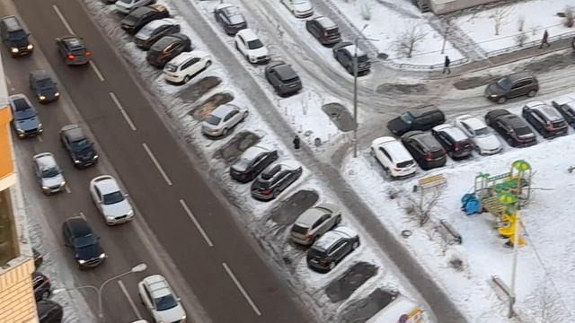 Ежедневная утренняя пробка на Красногорском бульваре