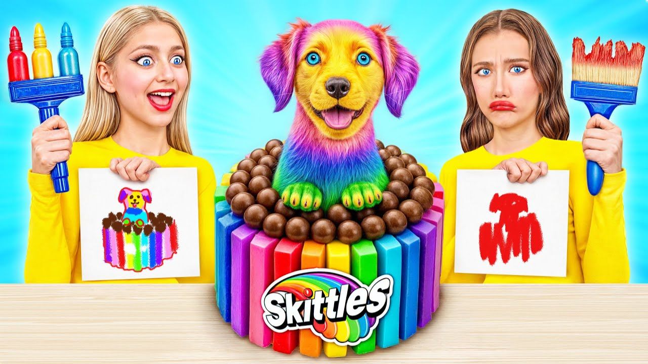 Кто Лучше Нарисует Предмет Получит Его  Крутые Трюки для Рисования от Jelly DO Challenge