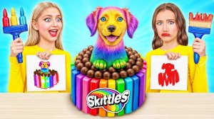 Кто Лучше Нарисует Предмет, Получит Его # Крутые Трюки для Рисования от Jelly DO Challenge