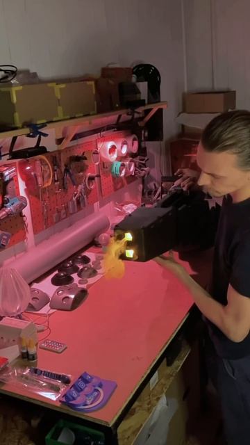 Стальная сова. Косплей-пушка с дымом и подсветкой  косплей мастерская Wizards Workshop