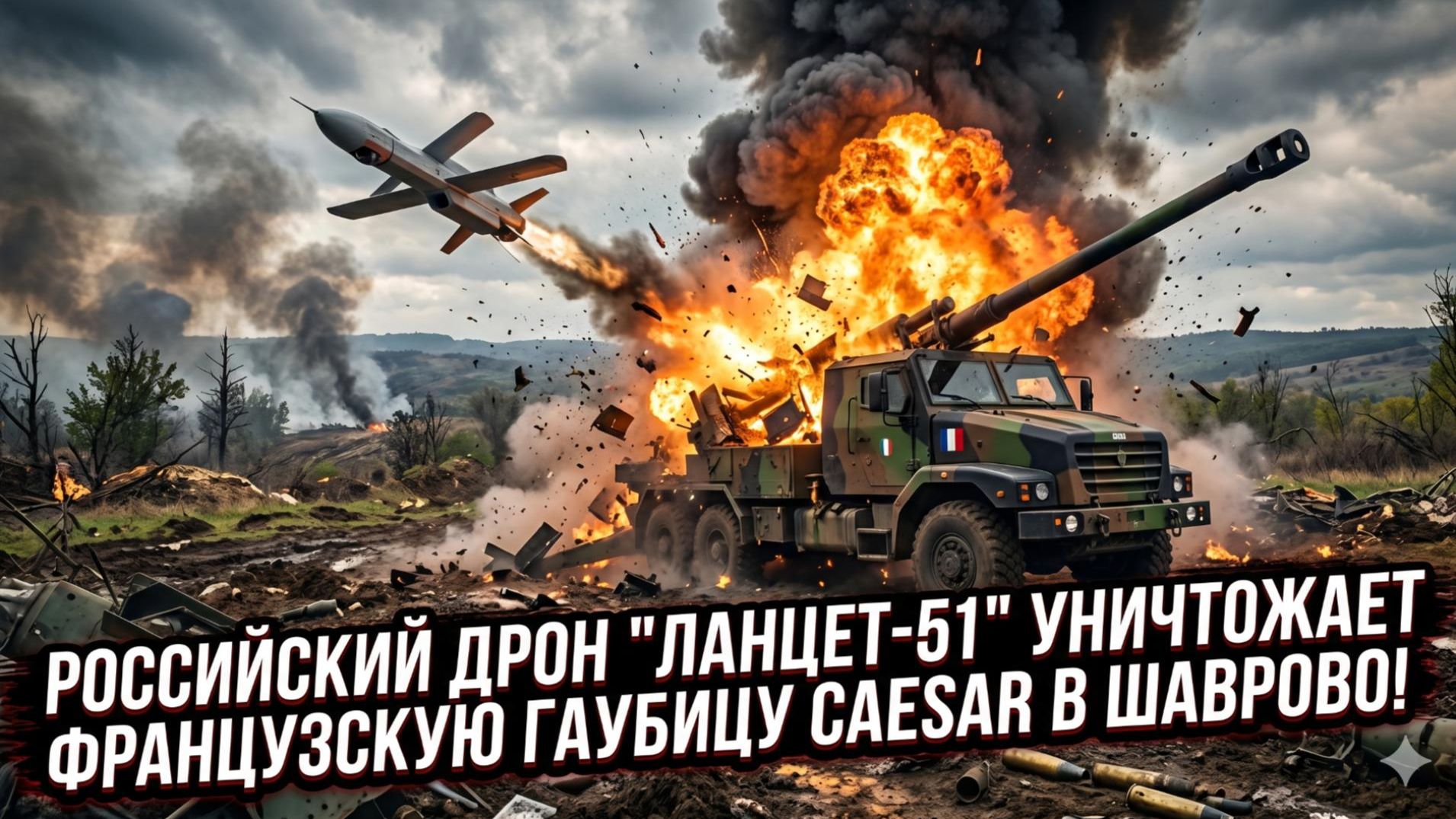 💥 «Ланцет» против НАТО: французский CAESAR разорвало в щепки под Харьковом