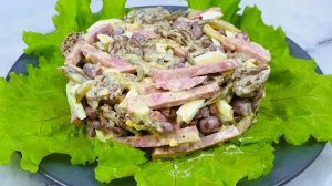 Ну очень вкусный салат за 5 минут! Все обалдели, когда попробовали. Быстро и просто