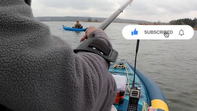 Рыбалка на сапкаяке март 2026г#рыбалка #сапборд #сапкаяк #каяк #fishing